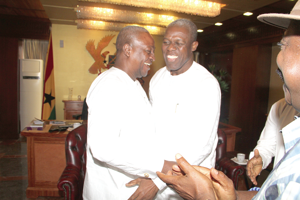 Prez Mahama and vice President Amissah Arthur